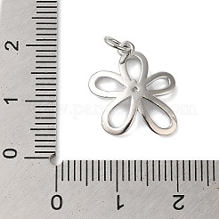Pendentifs en laiton plaqué en rack et zircone cubique transparente&nbsp;KK-S372-18P