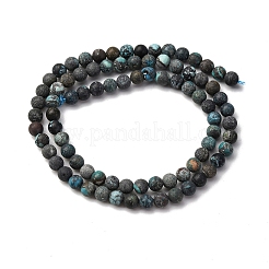 Natur hubei türkisfarbenen Perlen Stränge&nbsp;G-RM2025-A41-4mm