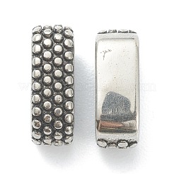 Schiebe-Charms/Schiebeperlen aus Edelstahl 304&nbsp;STAS-I181-025A-AS