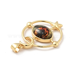 Pendentifs en résine opaque&nbsp;KK-G419-14G-01