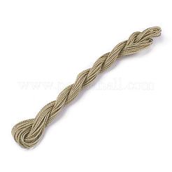 Cordon rond en polyester ciré&nbsp;YC-WH0005-20