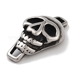 Enlaces de calavera de Halloween de acero inoxidable 304 retro&nbsp;STAS-L274-015AS-02
