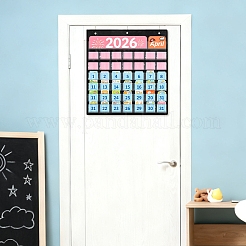 Calendrier mensuel en tissu&nbsp;AJEW-WH0880-39