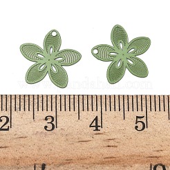 Breloques en acier inoxydable 430 avec peinture en aérosol&nbsp;STAS-C153-11B