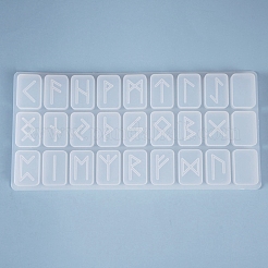 Runen / Futhark / Futhorc Silikonformen&nbsp;X-DIY-K017-17