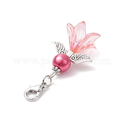 Décorations pendentif en perles de verre et acrylique&nbsp;HJEW-JM01919