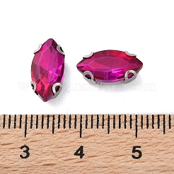 Ojo de caballo coser en rhinestone&nbsp;RGLA-L028-08G-05