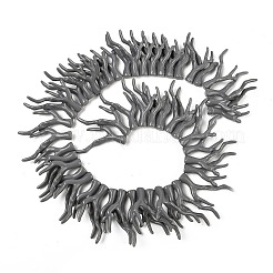 Fili di perline di corallo imitazione acrilica opaca&nbsp;SACR-P033-02A-09
