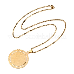 Religion 201 Edelstahl-Anhänger mit der Heiligen-Benedikt-Medaille&nbsp;SA-H003-04G