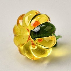 Décorations d'affichage de citrouilles en verre&nbsp;DJEW-WH0043-71D-01