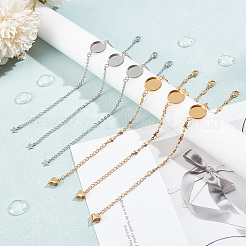 Kit para hacer pulseras de eslabones de cúpula en blanco&nbsp;DIY-NB0010-47A