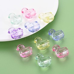 Transparentem Acryl europäischen Perlen&nbsp;MACR-S373-75-B