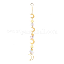 Carillons éoliens aurores en cristal suspendus&nbsp;HJEW-Z003-13