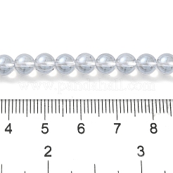 Trasparenti perle di vetro placca fili&nbsp;GLAA-T032-T6mm-C17