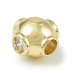Cremagliera placcatura micro ottone spianare perline zirconi&nbsp;KK-A220-24D-G