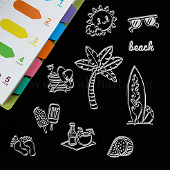 PVC-Plastikstempel&nbsp;DIY-WH0167-56-74