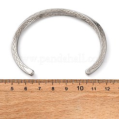 Braccialetti in acciaio inossidabile 304 per uomo e donna&nbsp;BJEW-D361-02P