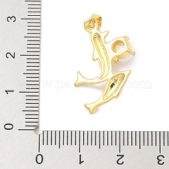 Cremagliera pendenti in ottone placcatura&nbsp;KK-K293-24J-G