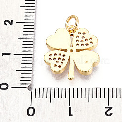 Messing micro pave klare zirkonia anhänger&nbsp;KK-N268-16G