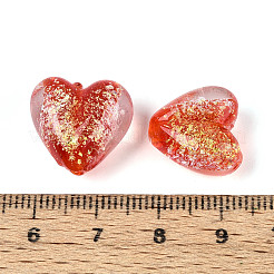 Fili di perline di lampwork in lamina fatti a mano&nbsp;FOIL-T008-08A