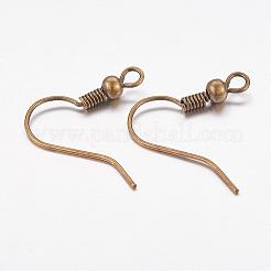 Ganci di orecchini in ottone&nbsp;KK-S075-AB-NF