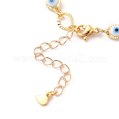 Braccialetti in ottone con maglia a occhio di cavallo&nbsp;BJEW-JB05628