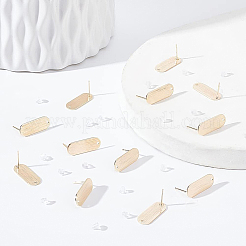 Risultati dell'orecchino della vite prigioniera dell'ottone 16pcs&nbsp;KK-BC0009-02