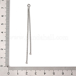 Gros pendentifs en laiton à chaîne serpent carrée&nbsp;KK-G510-09P