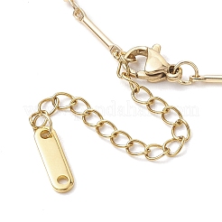 Cavigliere con catena a maglie in ottone&nbsp;AJEW-AN00614