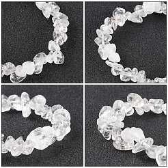 Valentines Tag für Liebhaber Ideen Kristallchips Stretch-Armbänder&nbsp;X-BJEW-JB01308-07