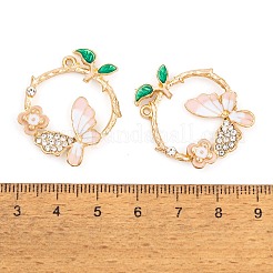 Crémaillère placage pendentifs en émail d'alliage&nbsp;FIND-A040-04KCG-03