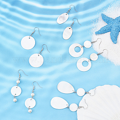 DIY-Sets zur Herstellung von Muschelohrringen&nbsp;DIY-SC0011-85