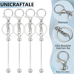 10 portachiavi con perline in lega&nbsp;FIND-UN0007-24A