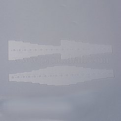 Modelli di fori per cintura in plastica pvc&nbsp;TOOL-WH0121-04