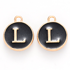 Charms aus vergoldeter Emaille-Legierung&nbsp;ENAM-SZ0001-26B-L