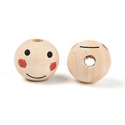 Bedruckte Schima Holzperlen&nbsp;WOOD-T033-02D
