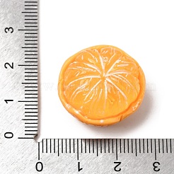 Cabochon in resina opaca a tema frutta&nbsp;RESI-C079-02E