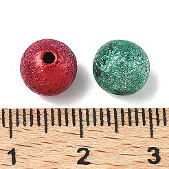 Sprühen gemalte Acrylperlen-Spitzlackiert&nbsp;X-ACRP-Q018-8mm-M