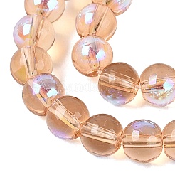 Trasparenti perle di vetro placca fili&nbsp;EGLA-Q132-6MM-01A-03