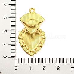 Legierung Anhänger Fassungen für Strasssteine&nbsp;PALLOY-H132-02G-04