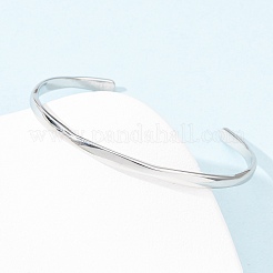 Bracelets manchettes en acier inoxydable 304 pour femmes&nbsp;BJEW-Z146-05P