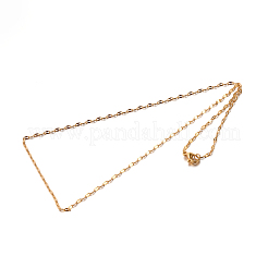 Collane a maglie in acciaio inossidabile 304&nbsp;STAS-M174-051G