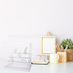 Vitrine für Minifiguren aus transparentem Kunststoff&nbsp;ODIS-WH0025-142C