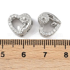 Messing Micro Pave klare kubische Zirkonoxid-Mehrstrangglieder&nbsp;KK-F906-08P