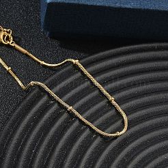 Rondell-Armbänder aus Edelstahl 304 in Schlangenform&nbsp;SA-CBA2696-18G