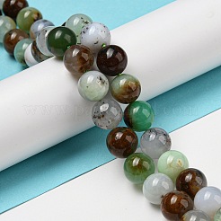 Natur Serpentin Perlen Stränge&nbsp;G-R494-A03-04