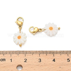 Decoraciones colgantes de flores de concha&nbsp;STAS-K306-66G