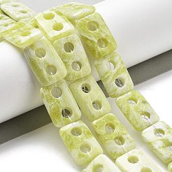 Natürliche Zitronen Jade Perlen Stränge&nbsp;G-H074-A01-01