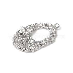 Pendentifs avec zircon cubiques à micro-pavés en laiton&nbsp;KK-P290-52P-01