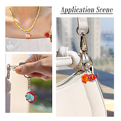 5 pièces 5 couleurs pendentifs au chalumeau faits à la main&nbsp;LAMP-TA0002-67A